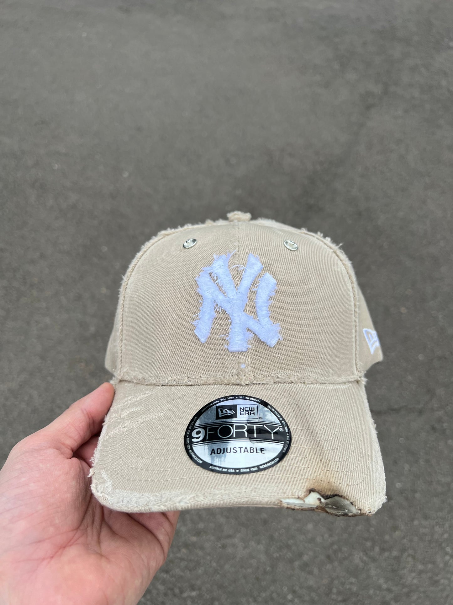 Second Syndicate Customized New Era Cap Beige